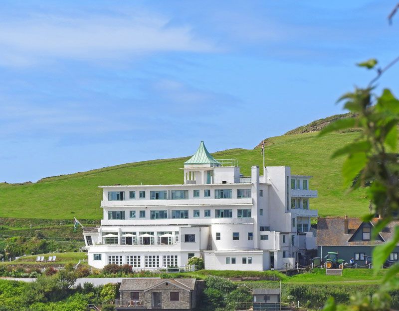 burgh island hotel front