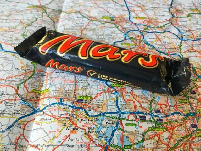 The first Mars bar in the UK