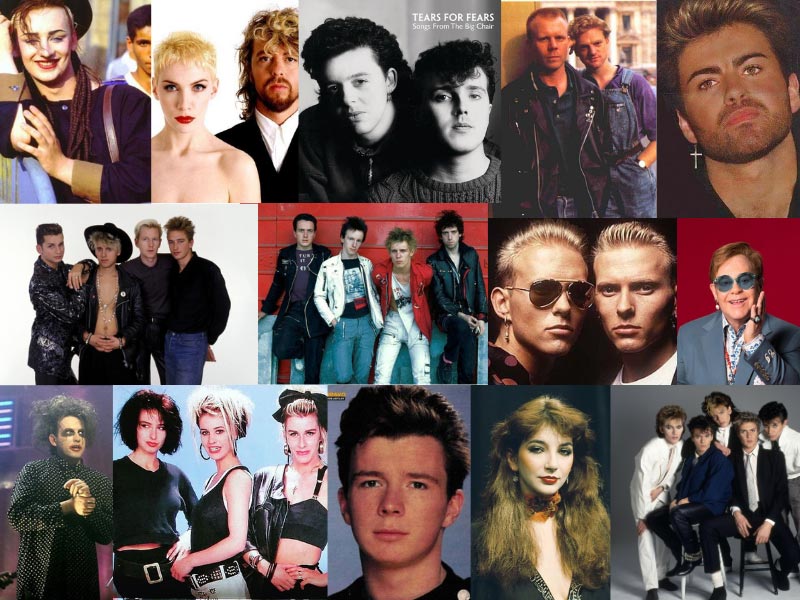 80s British Pop Stars