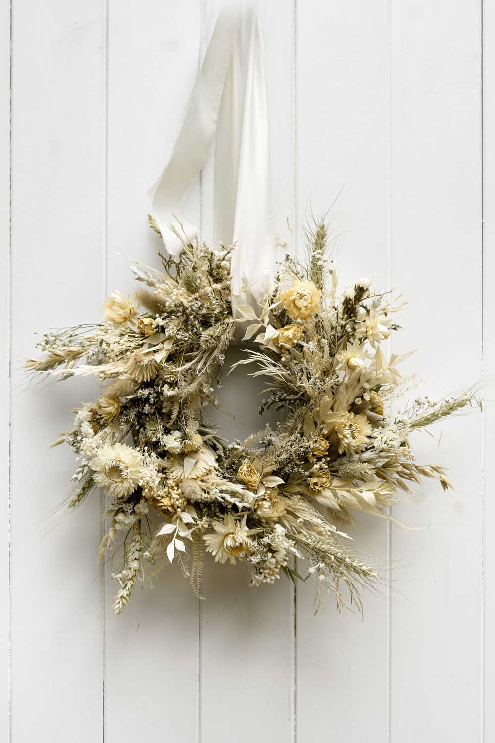 dried flower wreath