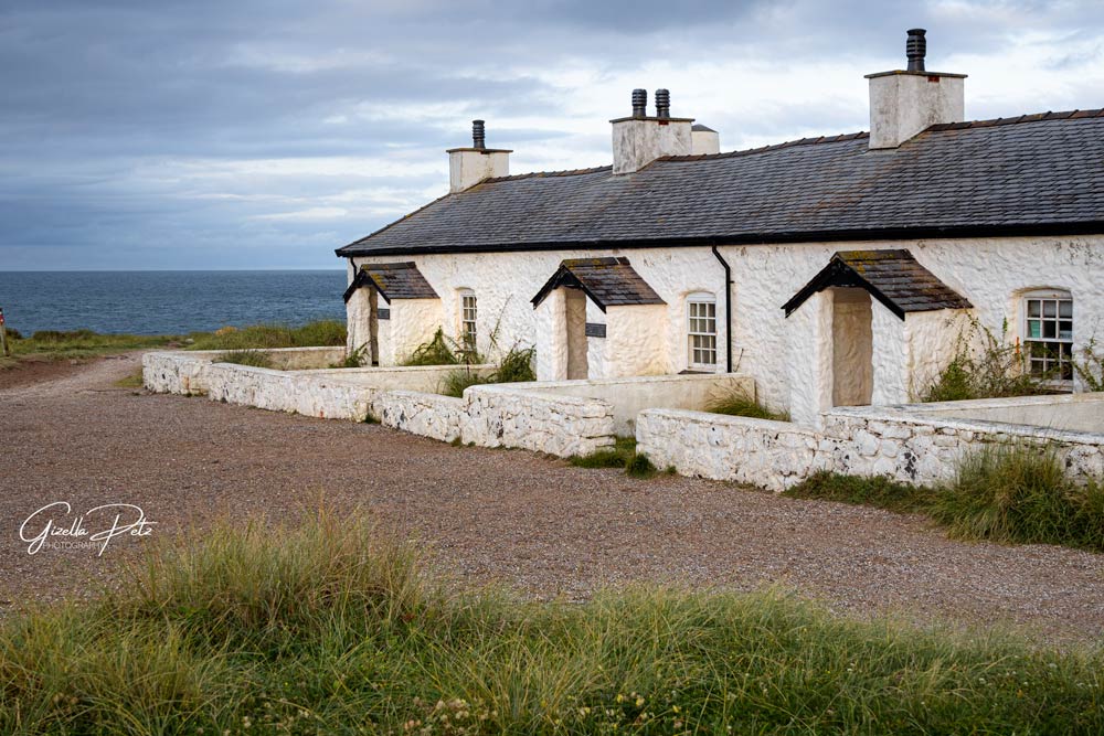 Cottages on Ynys Llanddwyn Island