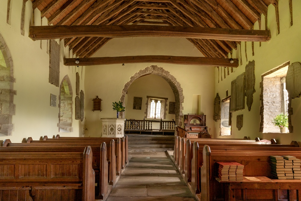 Cwmyoy St Martins Church Brecon Beacons Wales
