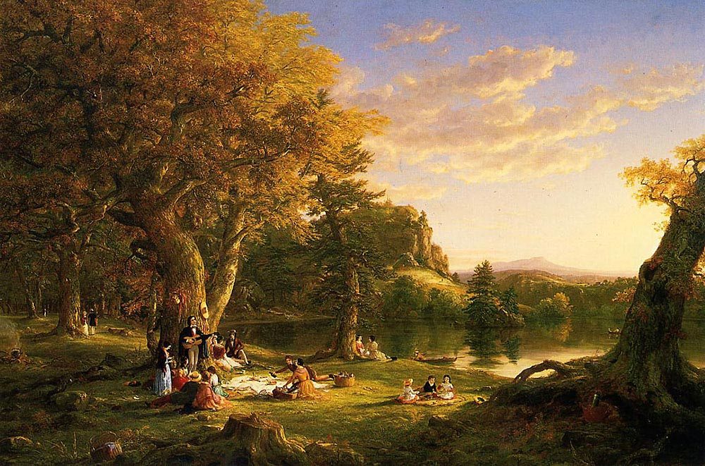 A Picnic Party - Thomas Cole, 1846